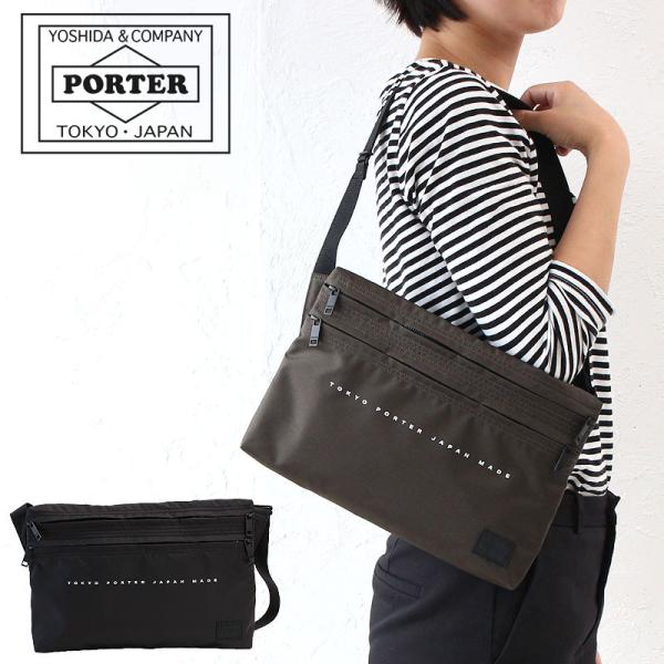 neighborhood PORTER ショルダーバック PORTER ポーター フラット ショルダーバッグ 861-16806 吉田