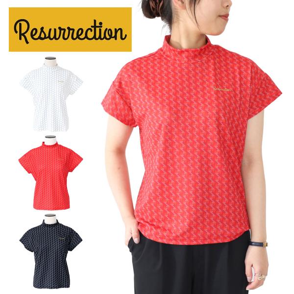 Resurrection ゴルフシャツ S ブラック 美品 レザレクション RESURRECTION シャツワンピース ゴルフウェア
