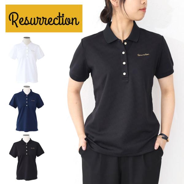 ポイント10% レザレクション RESURRECTION ポロシャツ GMジャガードポロ ジャガード ジャガード編み ゴルフ用品 ウィメンズ ギフト bd12ps19-w akz10 akz10 Resurrection レザレクション ゴルフ 半袖 ポロシャツ GMジャガード