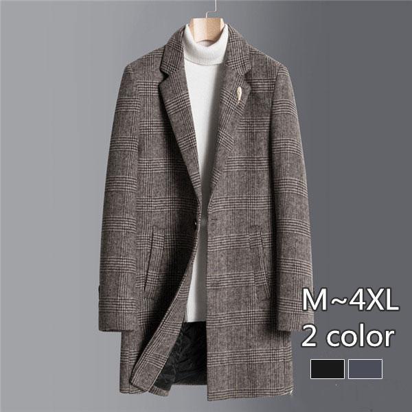 チェスターコート メンズ ロングコート スプリングコート スタイリッシュ ト チェック柄 フォーマル 秋 冬 上品 通勤 通学 無地 高級感 暖かい チェスターコート メンズ ロングコート スプリングコート