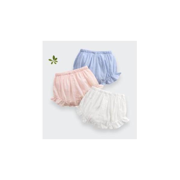 ◆素材：綿混ベビーブルマ ブルマパンツ オーバーパンツ かぼちゃパンツ ベビー服 赤ちゃん 女の子 男の子 ボ ショートパンツ 短パン ウエストゴム 可愛い おしゃれ●モニター画像は実際の商品と色合いが異なる場合もございます。●平置き実寸採...