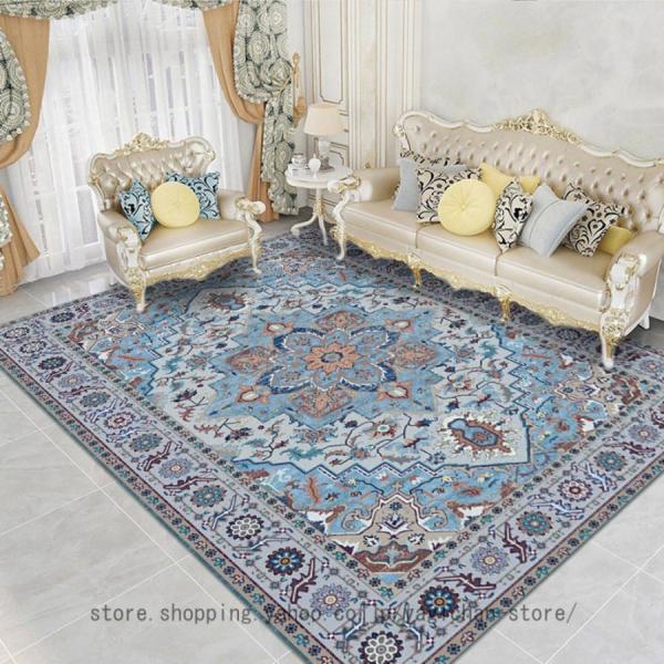 弊社は、お客様の夢見ていた快適な生活を実現しようと努力しています。お部屋に快適な大きさのカーペットを選びましょう。♪-------------------------♪★オシャレありの アンティークエスニック柄デザイン★柔らかい肌触り生地♪...