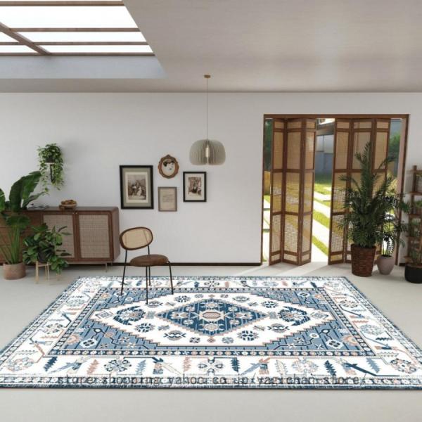 弊社は、お客様の夢見ていた快適な生活を実現しようと努力しています。お部屋に快適な大きさのカーペットを選びましょう。♪-------------------------♪★オシャレありの アンティークエスニック柄デザイン★柔らかい肌触り生地♪...
