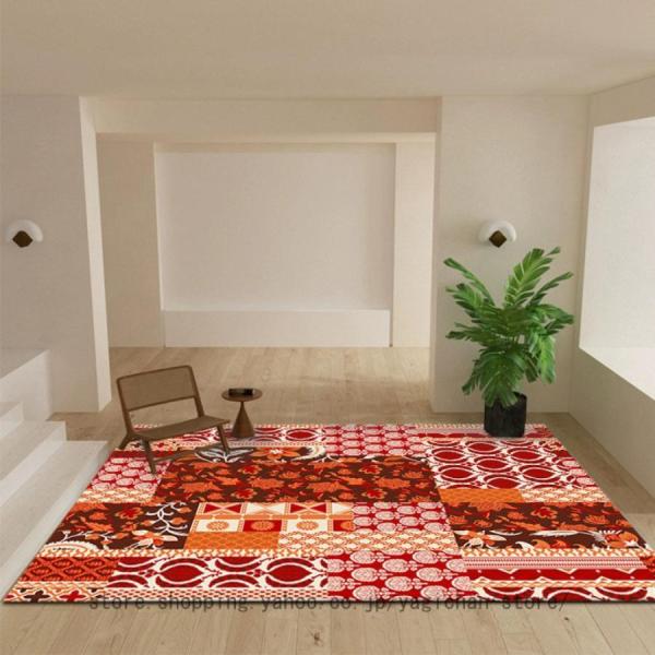 弊社は、お客様の夢見ていた快適な生活を実現しようと努力しています。お部屋に快適な大きさのカーペットを選びましょう。♪-------------------------♪★オシャレありの アンティークエスニック柄デザイン★柔らかい肌触り生地♪...