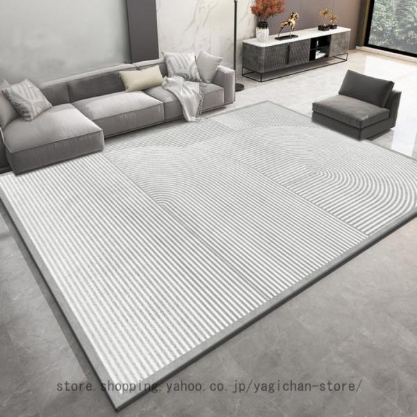 弊社は、お客様の夢見ていた快適な生活を実現しようと努力しています。お部屋に快適な大きさのカーペットを選びましょう。★オシャレありのシンプル幾何学柄デザイン★柔らかい肌触り生地♪丈夫で長持ち★丸洗いOK、お手入れ簡単♪収納や持ち運びも便利★独...