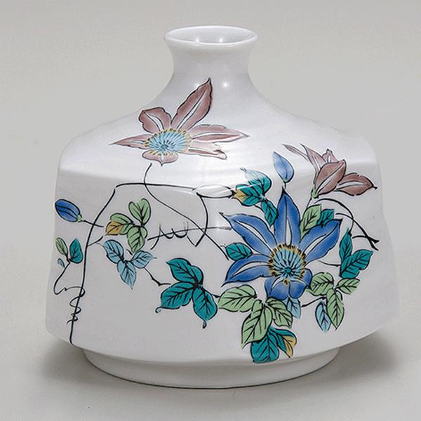 花瓶7】九谷焼 永楽 牡丹唐草 8号 泰久 花瓶7】九谷焼 永楽 牡丹唐草 8