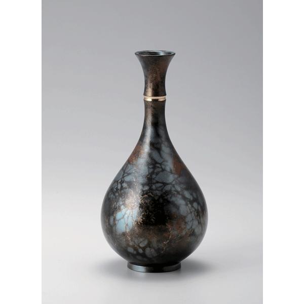 高岡銅器 銅製花瓶 宝玉形 グリーン 美術工芸品 記念品 花活 一輪挿し Kokoro 111 52 日本ものこと百貨 通販 Yahoo ショッピング