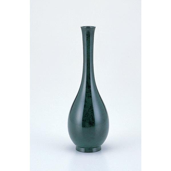 高岡銅器 銅製花瓶 鶴首 青銅色6号 18 4cm 美術工芸品 記念品 花活 一輪挿し Kokoro 112 64 日本ものこと百貨 通販 Yahoo ショッピング