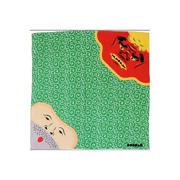 帯付。帯には包まれた時と広げた時の画像がのっています。広げた時。包んだ時に絵が映えるように構成されています。ししまい・泥棒　グリーンししまいを手前に包んだ場合。ししまい・泥棒　グリーン泥棒を手前に包んだ場合。むすんで楽しい、広げて楽しい。包...