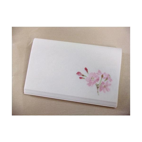 懐紙　紅しだれ　桜　春柄懐紙　茶の湯　 お茶席　お茶会 　敷紙  菓子敷き ぽち袋 メモ　国産和紙