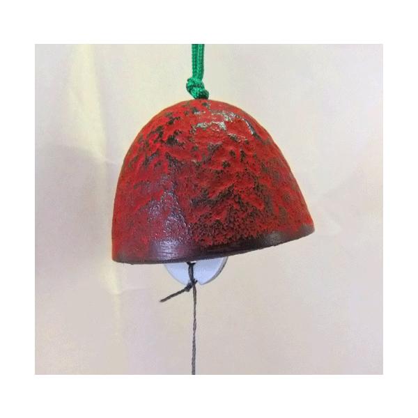 南部鉄風鈴 カラーすず虫風鈴（赤色） 伝統工芸品 リラックス効果