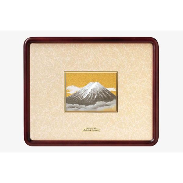 純銀　富士 TAKEHIKO 武比古 純銀 レリーフ 富士 武比古 純銀製置物 扇面富士