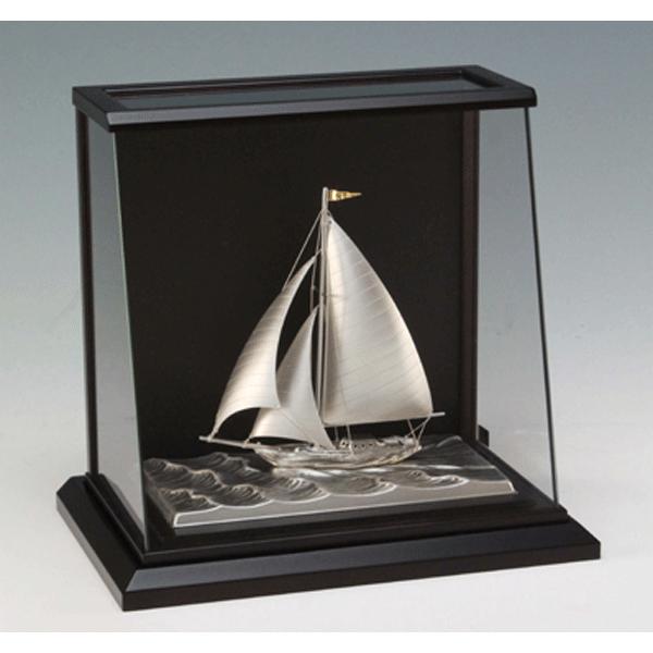 伝統工芸 純銀置物 ヨット6号 カッター スロープケース 吉祥 招福 目標達成 冒険 ロマン 縁起物 武比古作 Takehiko Yacht Kata6 Case 日本ものこと百貨 通販 Yahoo ショッピング