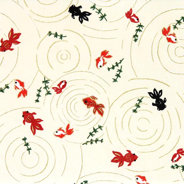 和紙 友禅和紙 手染友禅紙 （菊半裁判） No.47-2 折り紙 貼り絵