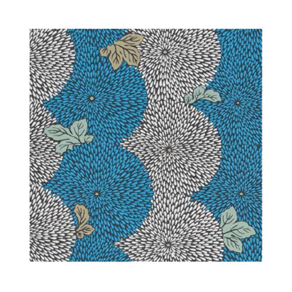 大輪の花火のように開いた菊には咲き誇る「菊花」。琳派の作品には繊細さと儚さを秘めた菊花表現が多いですが、力溢れる菊花の表現も「今様琳派」の醍醐味です。ふくさとしても使えるサイズです。また、小物をラッピングするにも適した大きさです。サイズ：約...