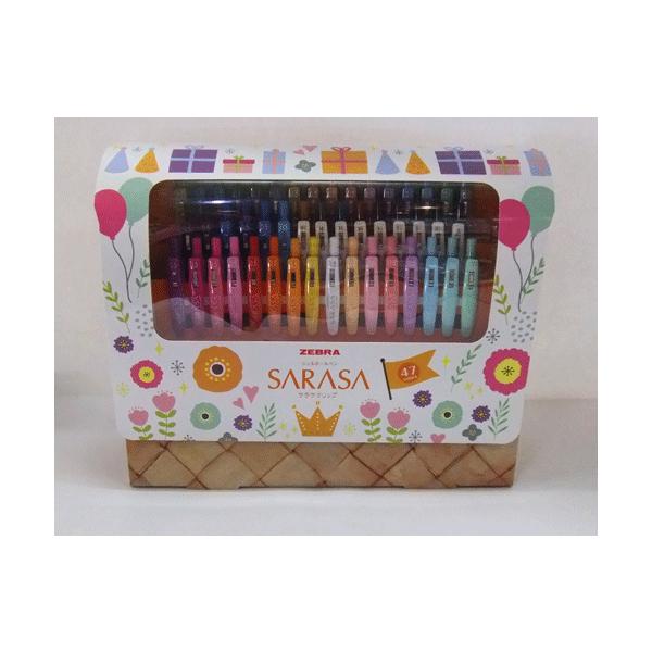 SARASA サラサ ボールペン 47本セット 51MVL-pyp-L.jpg
