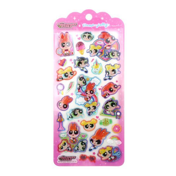 新品未開封パワパフ　シールセット♡うるちゅる、グリッター、ドロップジェリー等 CRUX（クラックス） 新品 キャラクター ドロップジェリーシール