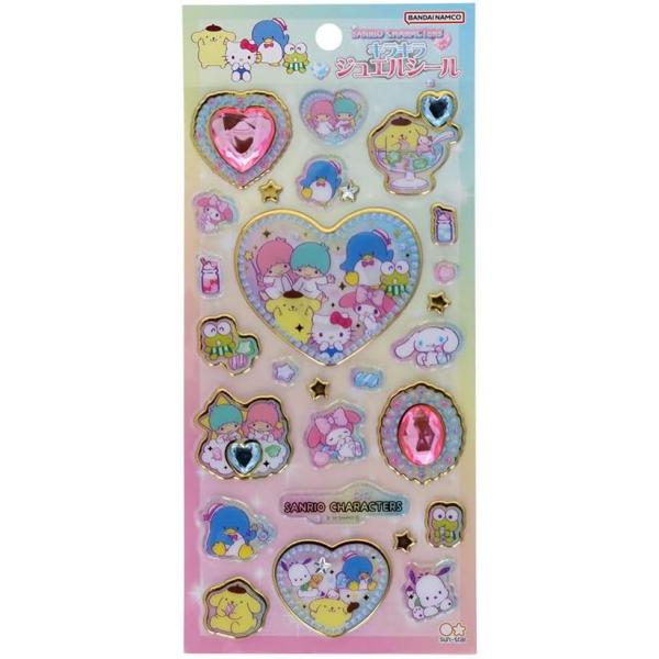 ※新品・未開封品になります。※商品購入日を含め日2以内に発送致します。※購入後のお客様都合によるキャンセルはお受け出来かねます。商品紹介普段使いしやすいサンリオの文具・雑貨シリーズ！ラメ+箔+ストーンがキラキラで可愛い豪華なシールです。サン...