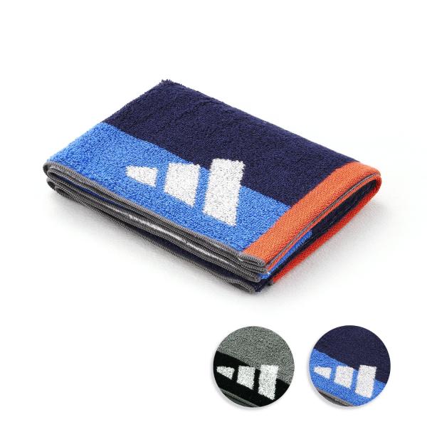 adidas アディダス フェイスタオル ダブルレイヤー 名入れ 刺繍  スポーツ 部活 記念品 父の日 ギフト プレゼント タオル美術館
