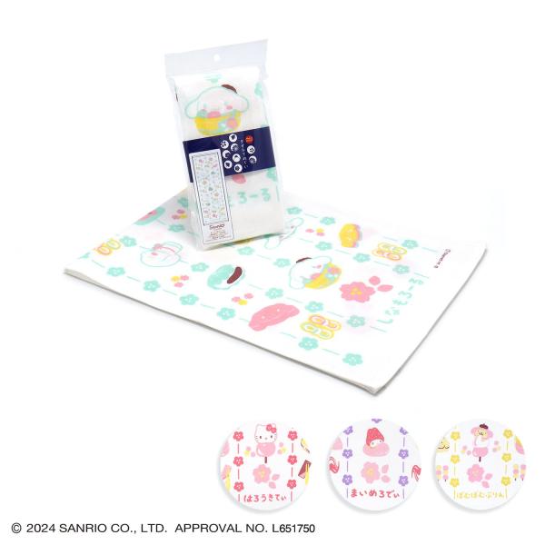 タオル手ぬぐい（パッケージ入り） Sanrio characters 和菓子 ギフト