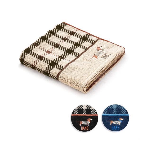 DAKS ダックス ウォッシュタオル ハウスチェックダックス 名入れ 刺繍 ギフト 贈り物 タオル美術館 プレゼント クリスマス