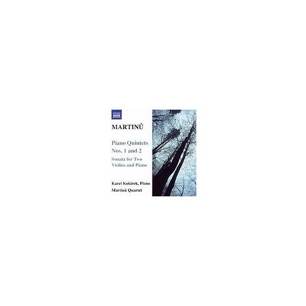 マルティヌー弦楽四重奏団 Martinu: Piano Quintets No.1 H.229/No.2 H.298/Sonata for 2 Violins &amp; Piano H.213:Marti CD