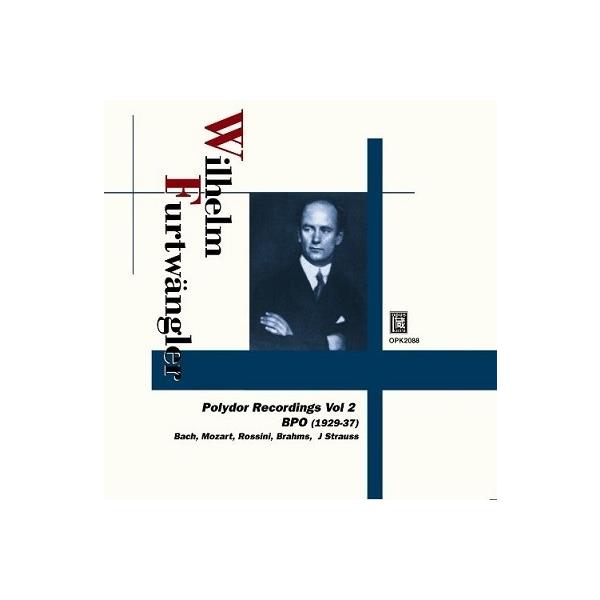ヴィルヘルム・フルトヴェングラー ポリドール録音集2（「こうもり」序曲、「セヴィリアの理髪師」序曲、他） CD