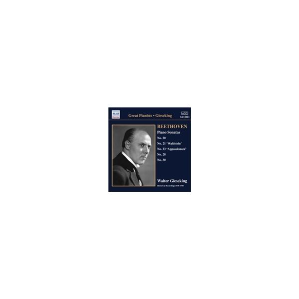 ヴァルター・ギーゼキング Beethoven: Piano Sonatas No.20, No.21, No.23, No.28, No.30 CD