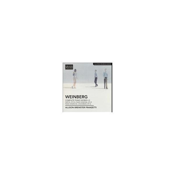 アリソン・ブリュースター・フランツェッティ M.Weinberg: Complete Piano Works Vol.2 CD