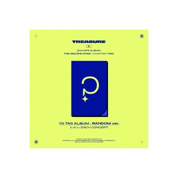 国内発送 TREASURE - ミュージックカード The Second Step : Chapter Two : セカンドミニアルバム YG TAG ALBUM 韓国盤 ランダム発送