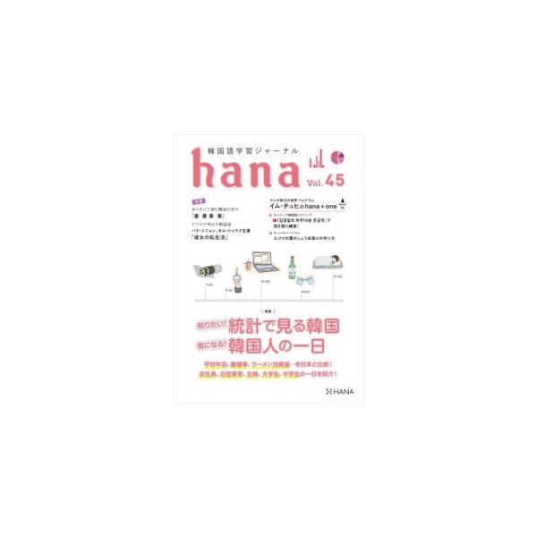韓国語学習ジャーナルhana Vol.45/hana編集部