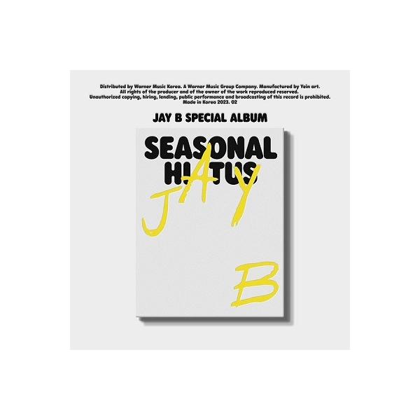 Jay B Seasonal Hiatus: Special Album＜数量限定盤＞ CD