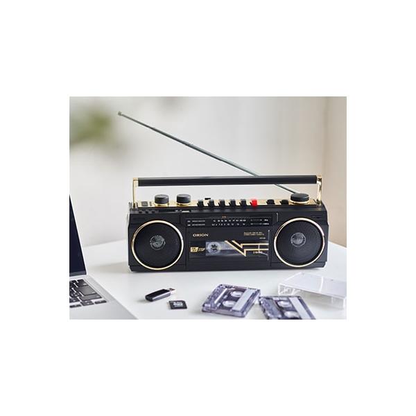 ORION Bluetooth搭載ラジカセ SCR-B3 Black Accessories