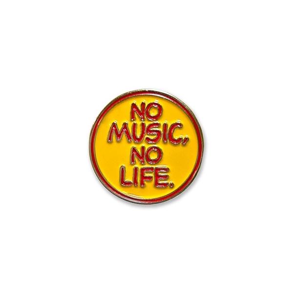タワレコ ピンバッジ NO MUSIC, NO LIFE. Accessories