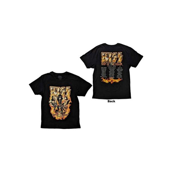 Kiss Kiss End Of The Road Tour Orange T-Shirt/Mサイズ Apparel