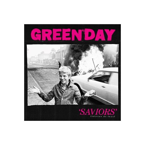 Green Day Saviors (Edition De Luxe)＜Pink &amp; White Splatter Vinyl＞ LP