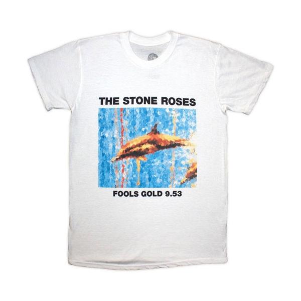 The Stone Roses FOOLS GOLD WHITE T-shirt/XLサイズ Apparel