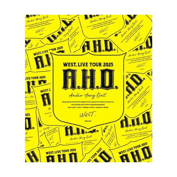 新品未開封　WEST CD A.H.O A.H.O. -Audio Hang Out- ［CD+DVD+ブックレット］＜初回盤B＞/WEST.