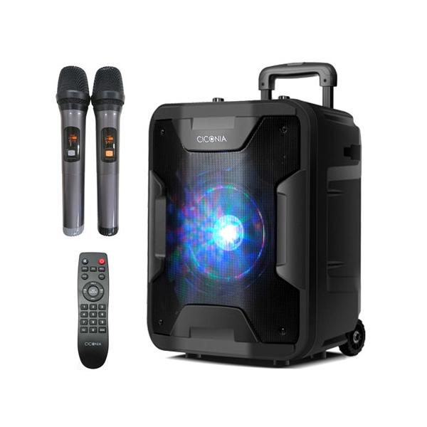 CICONIA ポータブルスピーカー TY-1900 ワイヤレスマイク2本付き