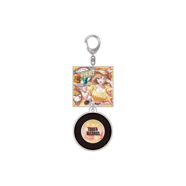 勝利の女神:NIKKE × TOWER RECORDS レコード風キーホルダー アニス