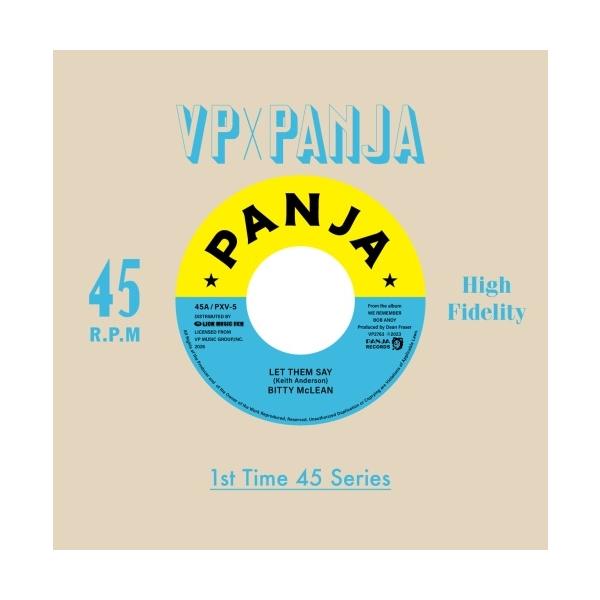 Bitty McLean LET THEM SAY c/w LET THEM SAY(Instrumental) 7inch Single