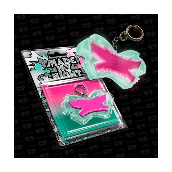 LE SSERAFIM 'Made My Night': 2nd Single - Glow Clicker Keychain (Pink ver.) ［8cm CD］＜完全数量限定生産盤＞ 12cmCD Single