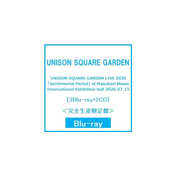 UNISON SQUARE GARDEN UNISON SQUARE GARDEN LIVE 2026 「Sentimental Period」 at Makuhari Messe International Exhi Blu-ray Disc ※特典あり