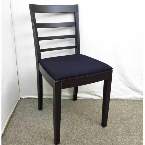 未使用/長期保管品 ◇ THONET アームレスチェア 濃茶 黒 幅420×奥行500