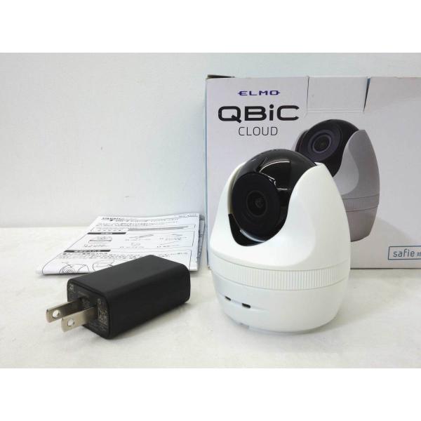 ELMO 小型 防犯カメラ□QBIC CLOUD CC-2/クラウド録画□WiFi/屋内用