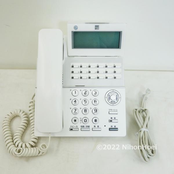 送料無料 ◆ SAXA ビジネスフォン18ボタン電話機 TD810（W） ◆ 2019年製 PLATIA II/プラティア2 ホワイト サクサ