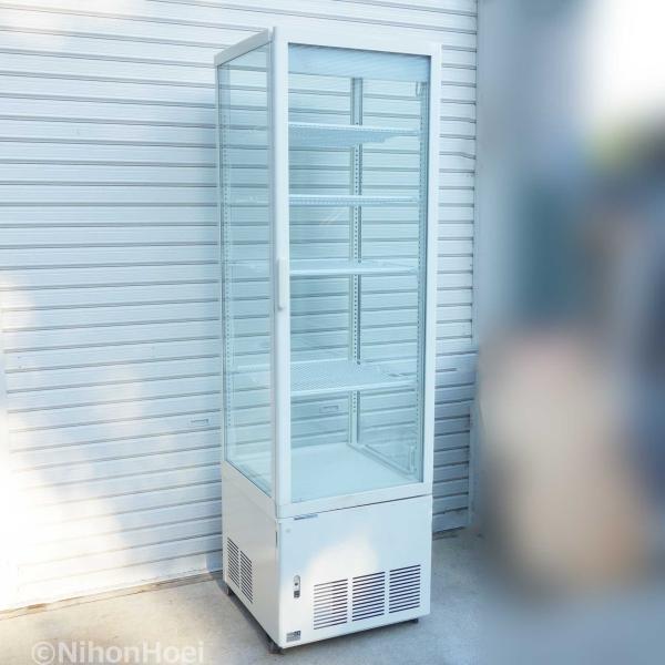 パナソニック 4面ガラス冷蔵ショーケース SSR-281N ◆ 295L 2018年製 幅510×奥行560×高さ1770mm