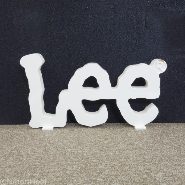 Lee木製看板 ディスプレイ Lee（リー） 送料無料 ◇ 木製スタンド ◇ 幅400奥行52高さ217cm