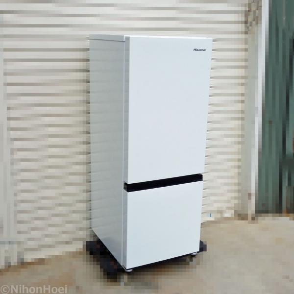 【美品】ハイセンス 冷蔵庫 幅48.1cm 162L ホワイト HR-D15F（右開き／2ドア） ハイセンス（HISENSE） 冷蔵庫 一人暮らし 162L ファン式 右開き 2ドア