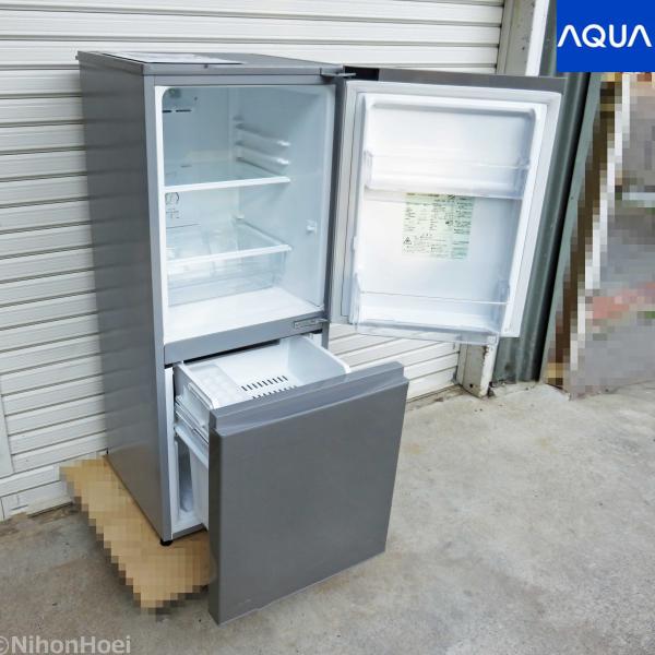 AQUA 2ドア冷蔵庫 126L 本体 AQUA（アクア） AQUA 2ドア冷蔵庫 126L 幅476×奥行555mm ◇ 右開き